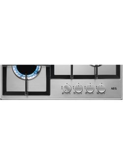 AEG HGE64200SM 60cm Gas Hob, Black - view 2, Black