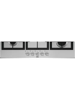 AEG HGX95320SM 90cm Gas Hob, Black - view 2, Black