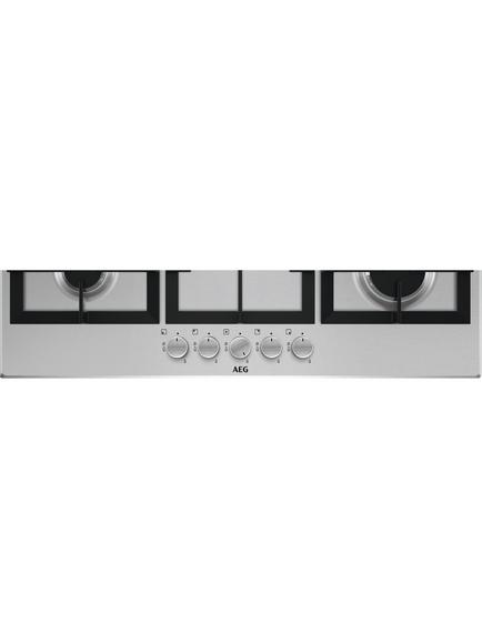 AEG HGX95320SM 90cm Gas Hob, Black - view 2, Black