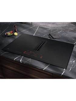 AEG NCP84C01AZ 83cm SaphirMatt® Induction Extractor Hob, Saphirmatt Black - view 2, Saphirmatt Black