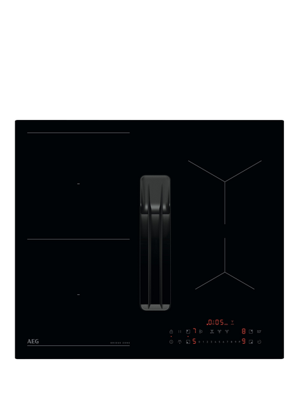 AEG TT64CB00CB 60cm Induction Hob, Black, Black