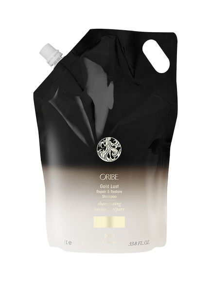 Oribe Gold Lust Repair & Restore Shampoo Refill, 1000ml, Clear
