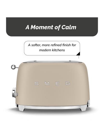 Smeg TSF01 2-Slice Toaster - view 2, Moonlight