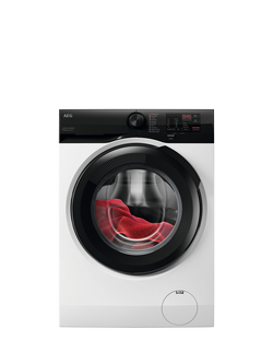 AEG LFED61144B Freestanding Washing Machine, 10kg Load, 1400rpm Spin, White, White