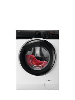 AEG LFED61944B Freestanding Washing Machine, 9kg Load, 1400rpm Spin, White, White