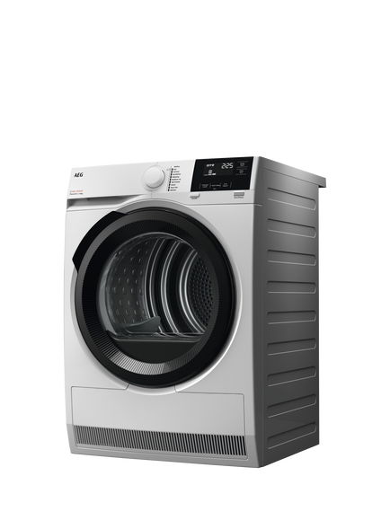 AEG TR719CT4B Freestanding Heat Pump Tumble Dryer, 9kg Load, White - view 2, White