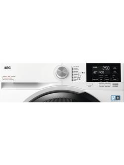 AEG LWR7116O4B Freestanding Washer Dryer, 10kg/6kg, 1600rpm Spin, White - view 2, White