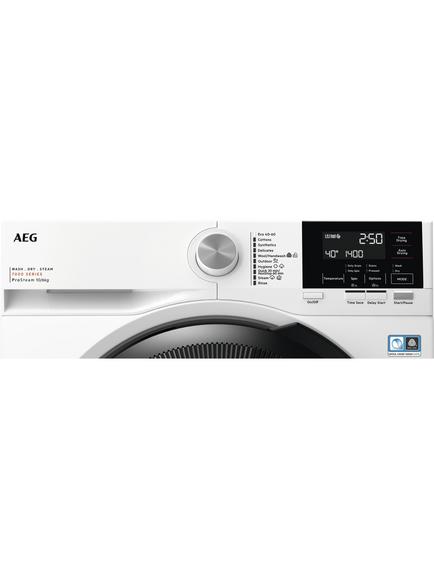 AEG LWR7116O4B Freestanding Washer Dryer, 10kg/6kg, 1600rpm Spin, White - view 2, White