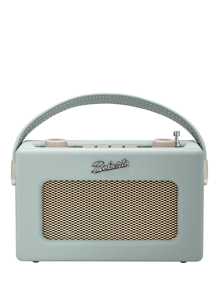 Roberts Revival Uno Solar DAB/DAB+/FM Bluetooth Solar Powered Portable Digital Radio, Duck Egg Blue