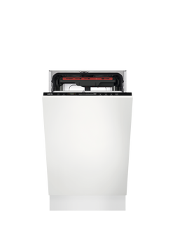 AEG FSE74507Z Integrated Slimline Dishwasher, White, White