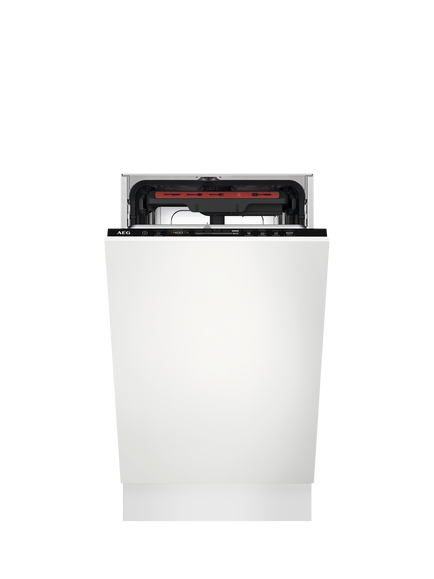 AEG FSE74507Z Integrated Slimline Dishwasher, White, White