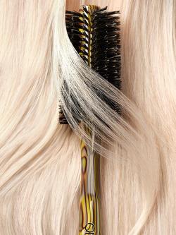Oribe Italian Resin Medium Round Hair Brush - view 2, Clear