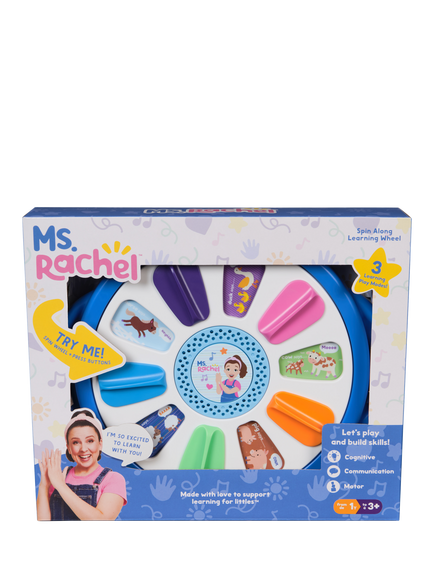Ms. Rachel Spin Along Learning Wheel - view 2, Multi