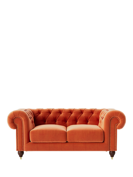 Swoon Winston Medium 2 Seater Sofa, Burnt Orange
