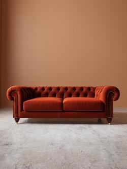 Swoon Winston Large 3 Seater Sofa - view 2, Harissa