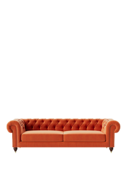 Swoon Winston Grand 4 Seater Sofa, Burnt Orange