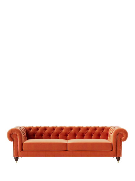 Swoon Winston Grand 4 Seater Sofa, Burnt Orange