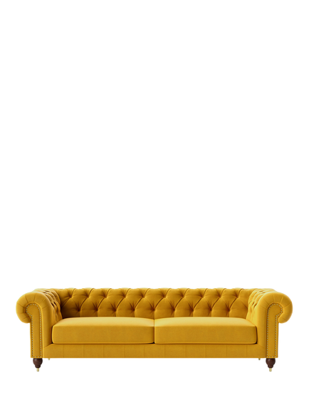 Swoon Winston Grand 4 Seater Sofa, Turmeric