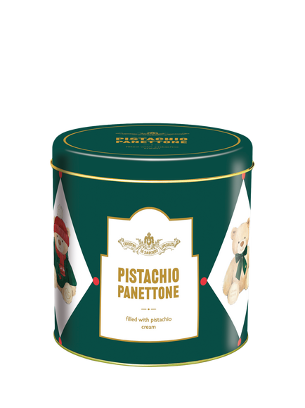 Chiostro di Saronno Pistachio Panettone Tin, 100g, Multi