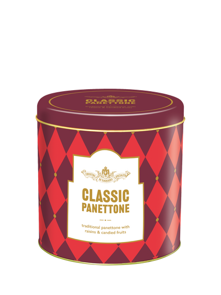 Chiostro di Saronno Classic Panettone Tin, 100g, Multi