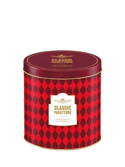 Chiostro di Saronno Classic Panettone Tin, 1kg, Multi
