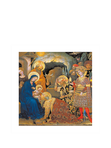 Woodmansterne Adoration Of The Magi Christmas Card, Multi