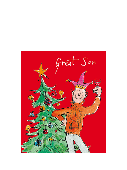 Woodmansterne Great Son Christmas Jumper Christmas Card, Multi