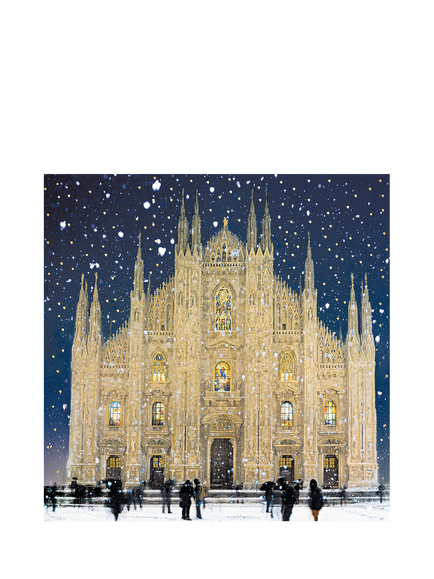 Woodmansterne Milan Cathedral Christmas Card, Multi