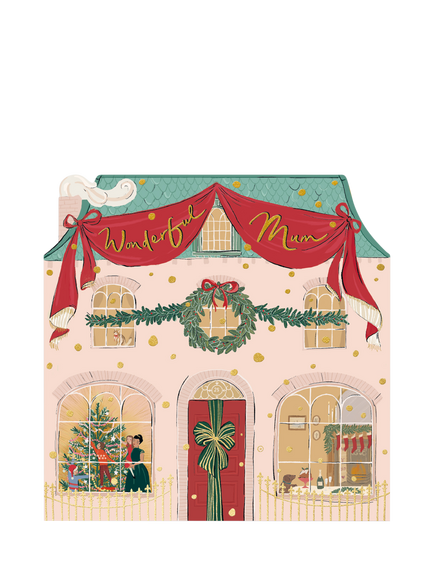 Cardmix Wonderful Mum Christmas Card, Multi