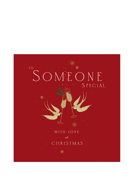 The Proper Mail Company Someone Special Bird Christmas Card, Multi