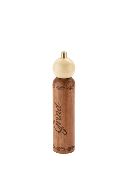 Yvonne Ellen Pepper Mill, FSC-Certified (Acacia Wood), Brown Natural