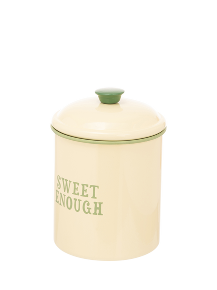 Yvonne Ellen 'Sweet Enough' Enamel Sugar Canister, Yellow - view 2, Yellow