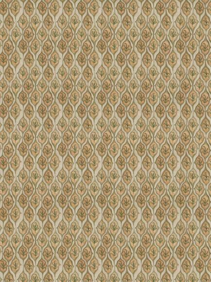 Voyage Zephyr Cotton-Linen Furnishing Fabric - view 2, Sunset