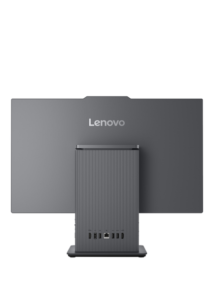 Lenovo IdeaCentre AIO 3 F0HR00B8UK All-in-One Desktop PC, AMD Ryzen 5 Processor, 16GB RAM, 512GB SSD, 23.8” Full HD, Luna Grey - view 2, Luna Grey