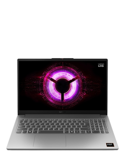 Lenovo LOQ 83S000CSUK Gaming Laptop, AMD Ryzen 7 Processor, 16GB RAM, 1TB SSD, RTX 3050, 15.6” Full HD, Luna Grey, Luna Grey