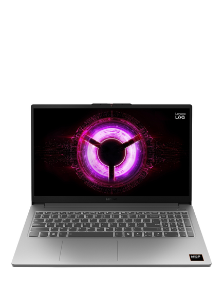 Lenovo LOQ 83S000CSUK Gaming Laptop, AMD Ryzen 7 Processor, 16GB RAM, 1TB SSD, RTX 3050, 15.6” Full HD, Luna Grey, Luna Grey
