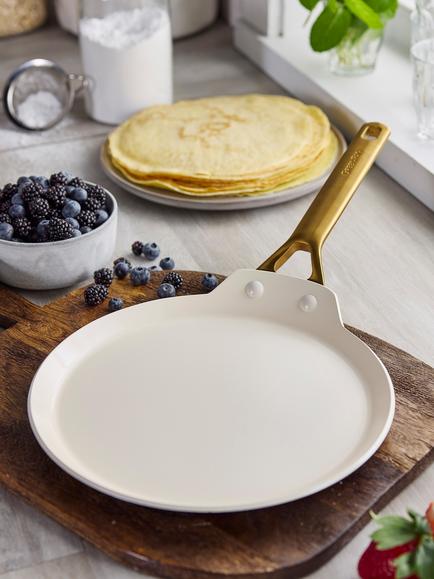 GreenPan Padova Reserve Ceramic Non-Stick Pancake Frying Pan, 26cm, Oxford Blue - view 2, Oxford Blue