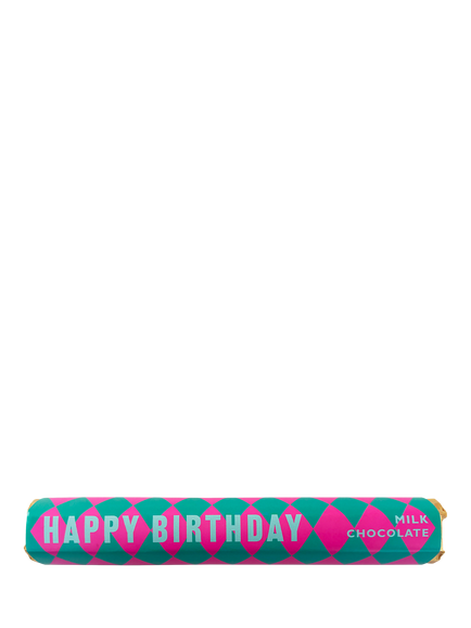 House of Dorchester Happy Birthday Milk Chocolate Bar, 85g - view 2, Multi