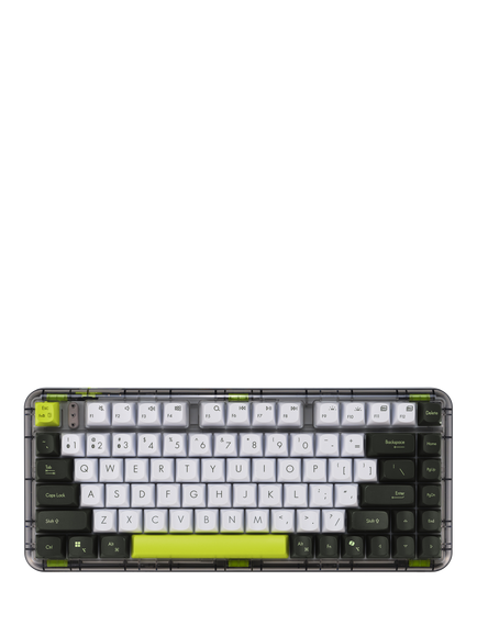 ASUS KD201 Jelly75 Compact Wireless Keyboard, Volt Green, Volt Green