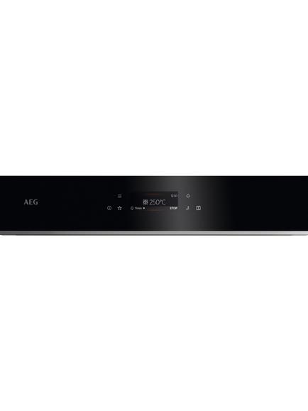 AEG TE7CP61B Built In Electric Double Oven, Black - view 2, Black