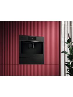 AEG TC8NK7T Integrated Coffee Machine, Matt Black - view 2, Matt Black