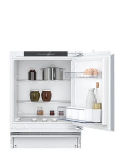 Neff OUTLET N50 KU1212FE0G Integrated Under Counter Fridge, Like New, White, White