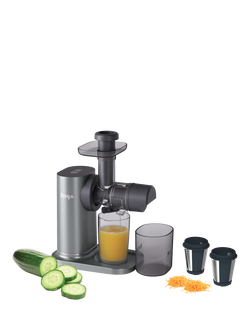 Ninja JC152UK 3-in-1 Cold Press Juicer, Grey, Grey