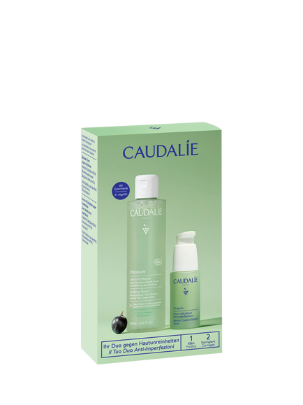 Caudalie Vinopure Serum & Toner Duo Skincare Gift Set - view 2, Green Light