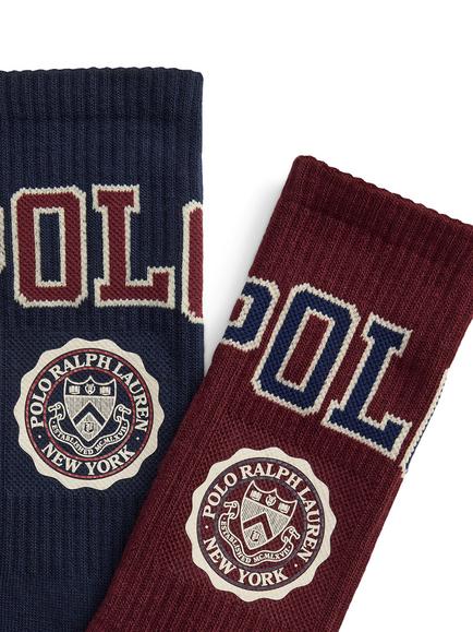 Ralph Lauren Polo & Stripe Socks, Pack of 6, Multi Multi - view 2, Multi Multi