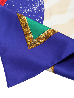 Pre-loved Hermès Souvenirs De Paris Scarf, Multi - view 2, Multi