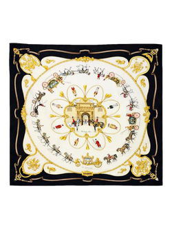 Pre-loved Hermès The Royal Mews Scarf, Multi, Multi