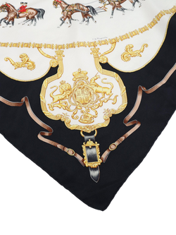 Pre-loved Hermès The Royal Mews Scarf, Multi - view 2, Multi