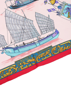 Pre-loved Hermès Junques Et Sampans Scarf, Multi - view 2, Multi