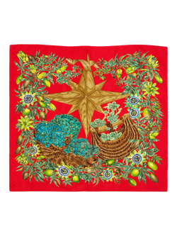 Pre-loved Hermès Passiflores Silk Scarf, Multi, Multi